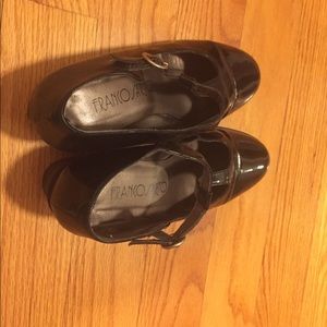 Franco Sarto size 7 1/2 leather block heel